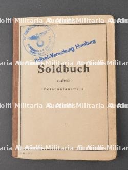 Soldbuch Polizei. Polizei soldbuch