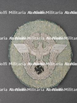 Insigne de manche officier Polizei. Polizei officer insignia.