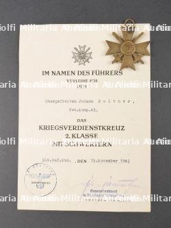 Diplôme de la KVK. KVK diploma.