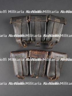 Cartouchières de Mauser 98K. Mauser 98K pouches.