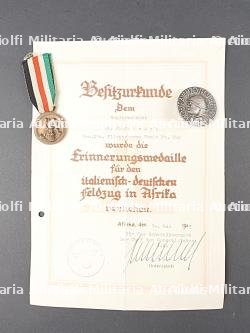 Médaille germano italienne. German italian medal.