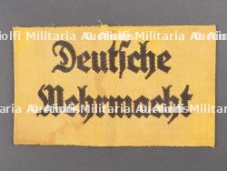 Brassard Deutsche Wehrmacht. Deutsche Wehrmacht armband.