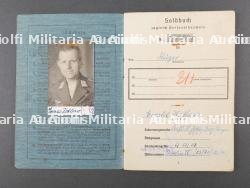 Soldbuch LW. Luftwaffe soldbuch.