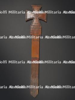 Croix de tombe allemande. German Grave Cross. — photo 1