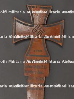 Croix de tombe allemande. German Grave Cross. — photo 2
