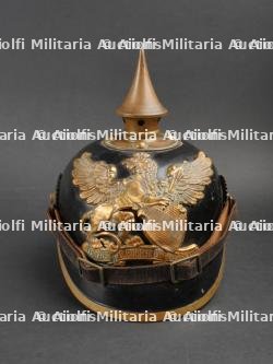 Bade - Casque à pointe M1895 du Reservist Jammerthal du 110e Régiment de Grenadiers - Baden Grenadier spiked helmet — photo 1