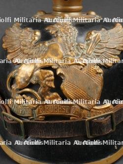 Bade - Casque à pointe M1895 du Reservist Jammerthal du 110e Régiment de Grenadiers - Baden Grenadier spiked helmet — miniature 5
