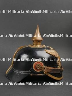 Bade - Casque à pointe M1895 du Reservist Jammerthal du 110e Régiment de Grenadiers - Baden Grenadier spiked helmet — miniature 9