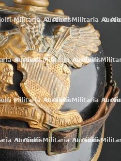 Bade - Casque à pointe M1895 du Reservist Jammerthal du 110e Régiment de Grenadiers - Baden Grenadier spiked helmet — photo 15