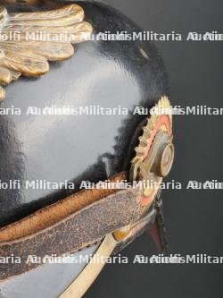 Bade - Casque à pointe M1895 du Reservist Jammerthal du 110e Régiment de Grenadiers - Baden Grenadier spiked helmet — photo 16