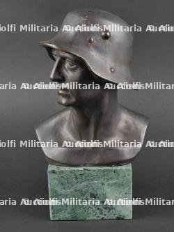 Buste de soldat allemand. German soldier bust.
