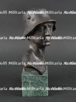 Buste de soldat allemand. German soldier bust. — miniature 4