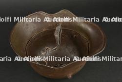 Casque allemand Stahlhelm M1918 à échancrures. Ww1 ear cut-out helmet — miniature 6