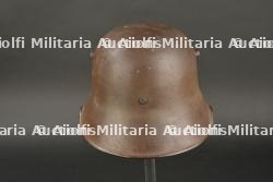 Casque allemand Stahlhelm M1918 à échancrures. Ww1 ear cut-out helmet — photo 8