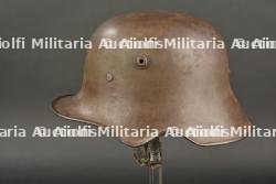 Casque allemand Stahlhelm M1918 à échancrures. Ww1 ear cut-out helmet — photo 10
