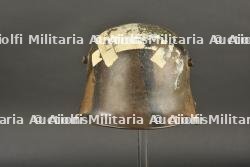 Casque allemand Stahlhelm M1916 camouflé - ww1 camouflaged german helmet — miniature 1