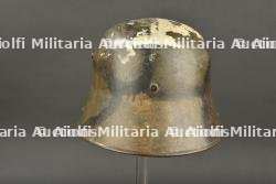 Casque allemand Stahlhelm M1916 camouflé - ww1 camouflaged german helmet — miniature 11