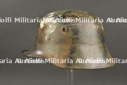 Casque allemand Stahlhelm M1916 camouflé - ww1 camouflaged german helmet — miniature 14