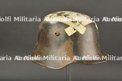 Casque allemand Stahlhelm M1916 camouflé - ww1 camouflaged german helmet — miniature 16