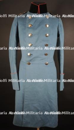 Uberrock d'un Leutnant du 22e régiment de Dragons Badois de Mulhouse. Baden dragoon officer frock coat
