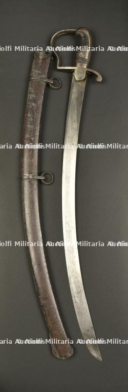 Sabre prussien Blucher M1811 régimenté - German saber with unit marking — miniature 7