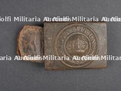 Lot de 3 boucles de ceinturon prussiennes - Lot of 3 ww1 german belt buckles — miniature 2