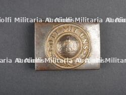 Lot de 3 boucles de ceinturon prussiennes - Lot of 3 ww1 german belt buckles — miniature 4