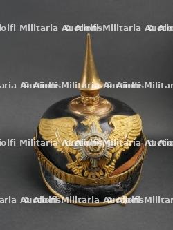Prusse - Casque à pointe d'un officier de Réserve de la Garde - Prussian Guard reserve officer spiked helmet — photo 1