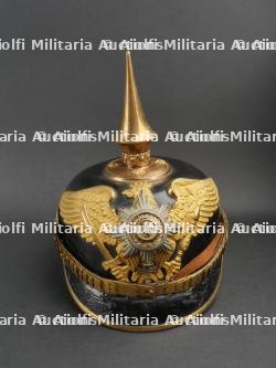 Prusse - Casque à pointe d'un officier de Réserve de la Garde - Prussian Guard reserve officer spiked helmet — photo 3