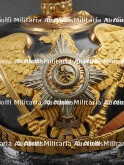 Prusse - Casque à pointe d'un officier de Réserve de la Garde - Prussian Guard reserve officer spiked helmet — miniature 4