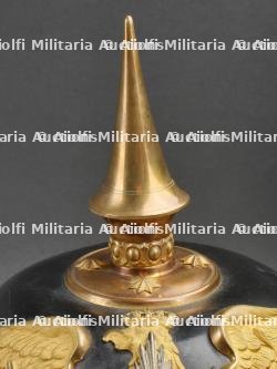 Prusse - Casque à pointe d'un officier de Réserve de la Garde - Prussian Guard reserve officer spiked helmet — miniature 5