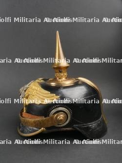 Prusse - Casque à pointe d'un officier de Réserve de la Garde - Prussian Guard reserve officer spiked helmet — miniature 6
