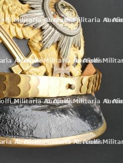 Prusse - Casque à pointe d'un officier de Réserve de la Garde - Prussian Guard reserve officer spiked helmet — miniature 13