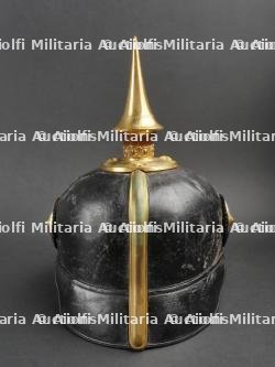 Nassau - Casque à pointe d'officier du JR87 à plaque Belle Alliance - Nassau 87th infantry régiment spiked helmet — miniature 6
