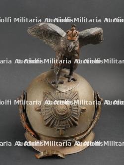 Prusse - casque de sous officier de Garde du Corps en grande tenue fabrication après guerre - Prussia Life Guard NCO helmet post war made