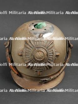 Prusse - casque de sous officier de Garde du Corps en grande tenue fabrication après guerre - Prussia Life Guard NCO helmet post war made — miniature 2