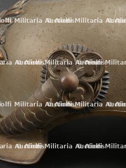 Prusse - casque de sous officier de Garde du Corps en grande tenue fabrication après guerre - Prussia Life Guard NCO helmet post war made — miniature 8