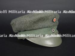 Casquette de service Dienstmütze feldgrau modèle 1917 - ww1 german field grey service cap — miniature 2