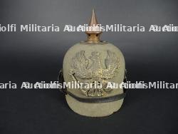Casque à pointe prussien en feutre - ww1 ersatz felt spiked helmet — miniature 5