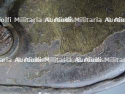 Stahlhelm M16 feldgrau stigmate de combat - ww1 german steel helmet with battle damage — photo 10