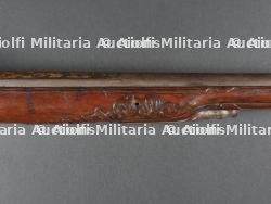 Fusil de chasse à silex du XVIIIè par JF Mouillet arquebusier à Liège de 1715 à 1732. — photo 5