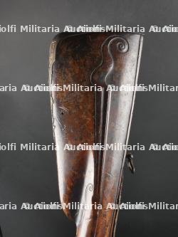 Fusil de chasse à silex du XVIIIè par JF Mouillet arquebusier à Liège de 1715 à 1732. — photo 11