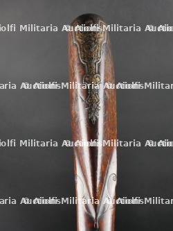 Fusil de chasse à silex du XVIIIè par JF Mouillet arquebusier à Liège de 1715 à 1732. — photo 12