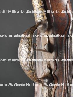 Fusil de chasse à silex du XVIIIè par JF Mouillet arquebusier à Liège de 1715 à 1732. — photo 19
