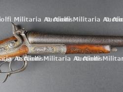 Juxtaposé à chiens externes Gustav Fücker Weipert vers 1890 Calibre 16/65 — miniature 8