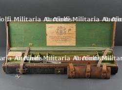 Carabine mono-coup Holland & Holland 1876 en coffret calibres 360 et 115 Lisse