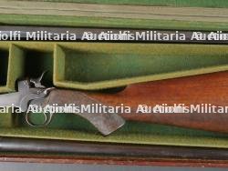 Carabine mono-coup Holland & Holland 1876 en coffret calibres 360 et 115 Lisse — miniature 9