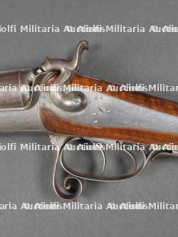 Fusil juxtaposé à chiens externes calibre 12-65 signé Schneider Inventeur Breveté à Paris 1850-1872 — miniature 6