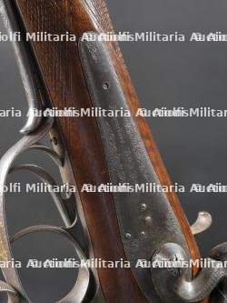 Fusil juxtaposé à chiens externes calibre 12-65 signé Schneider Inventeur Breveté à Paris 1850-1872 — miniature 11