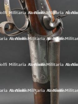 Fusil juxtaposé à chiens externes calibre 12-65 signé Schneider Inventeur Breveté à Paris 1850-1872 — photo 19